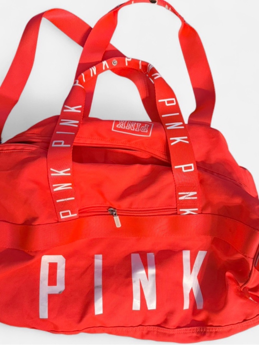PINK Victoria's Secret Logo Weekender Duffel